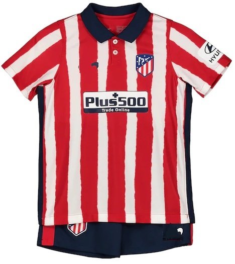 Kit infantil Atletico de Madrid 2020 2021 I Home Jogador